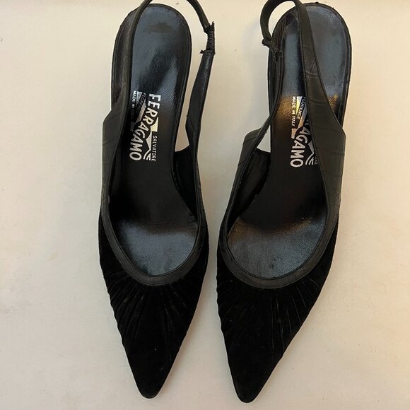 Salvatore Ferragamo Sling Backs (9) - Picture 1 of 3